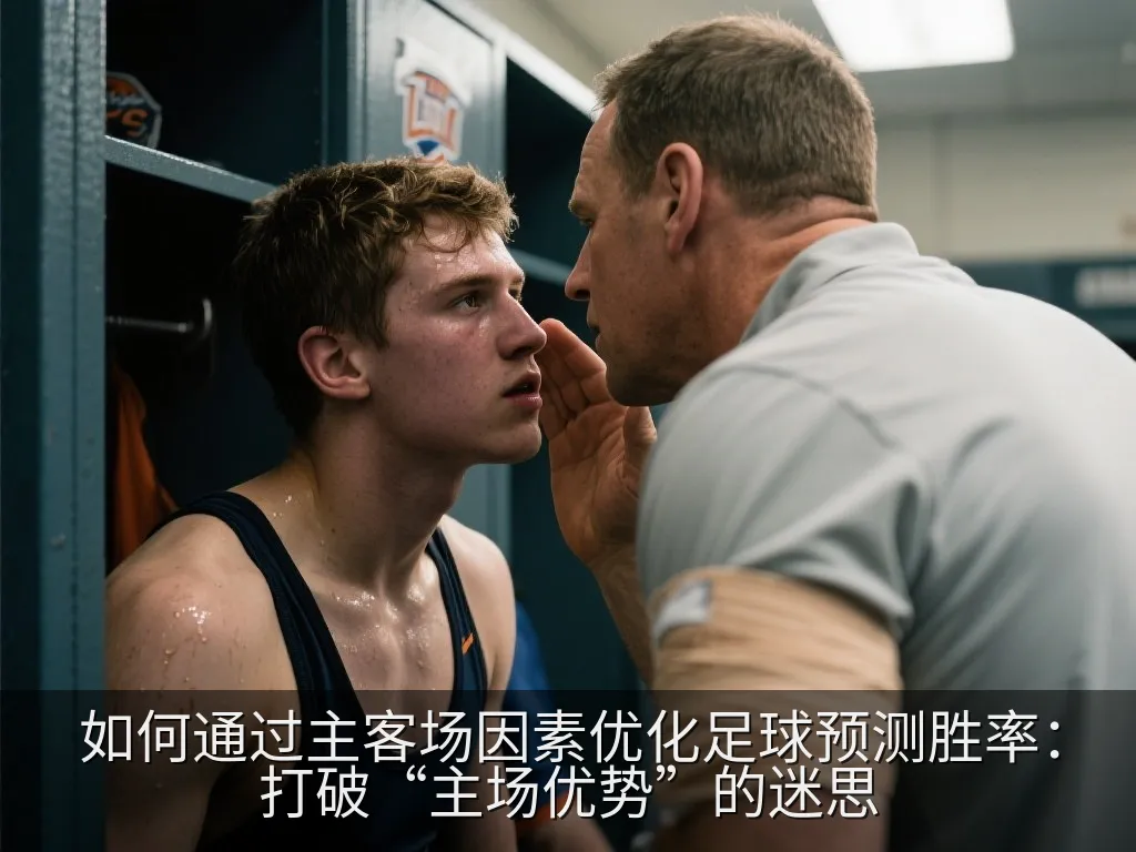 体育数据分析师在平板电脑上查看主客场统计图表